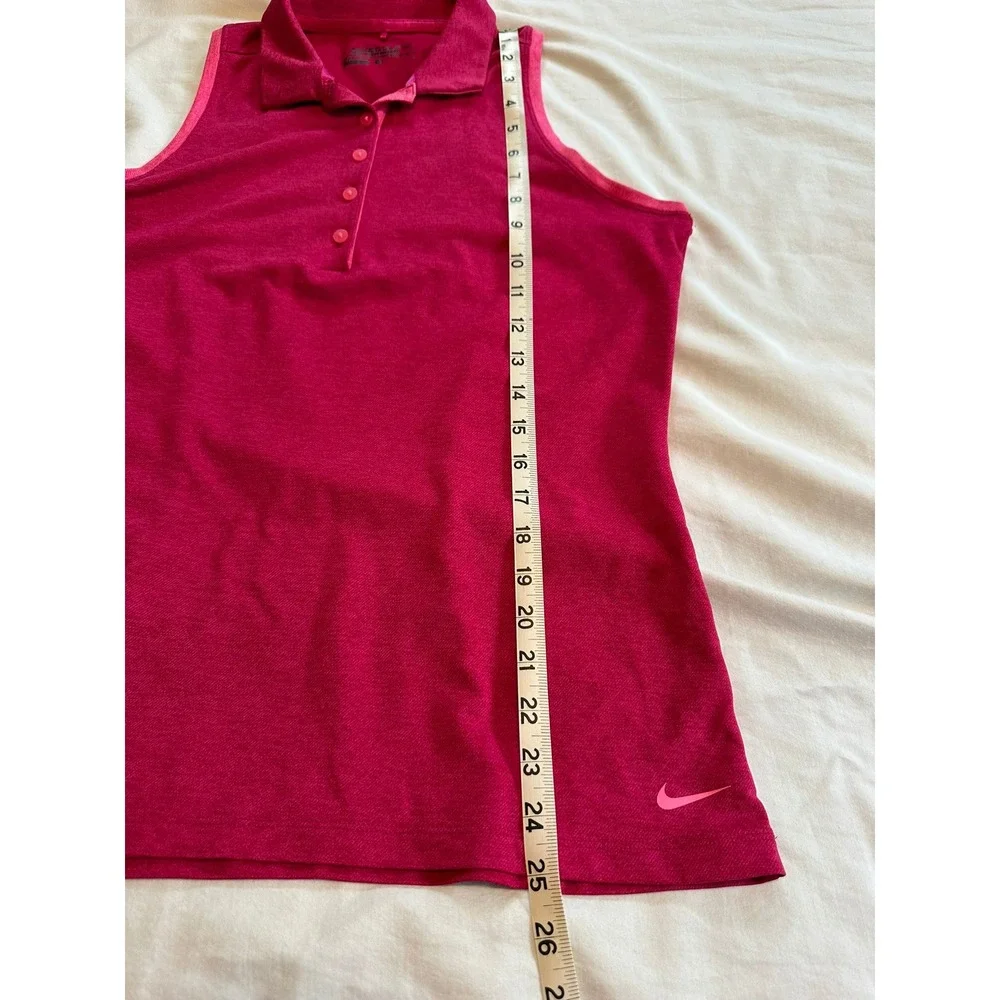 Nike Golf‎ Sleeveless Polo Women's Pink Size Large